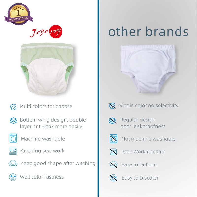 Joyo roy 5Pcs Toddler Training Underwear 1T Boys Training Diapers 100% Cotton Toddler Training Pants Training Pants Boys Cotton Training Pants For Toddlers Potty Training Underwear For Boys - Image 4